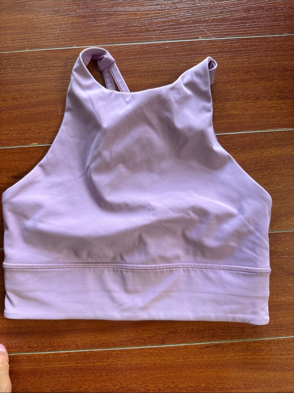 Lululemon Lilac High-Neck Sports Bra Size 6